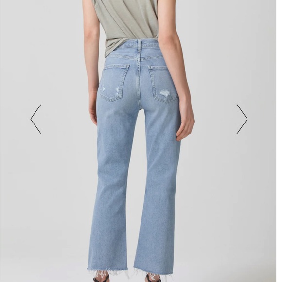 Citizens Of Humanity Denim - Citizens of Humanity, Isola cropped bootcut jeans.  Color: Blue Moon Size: 27
